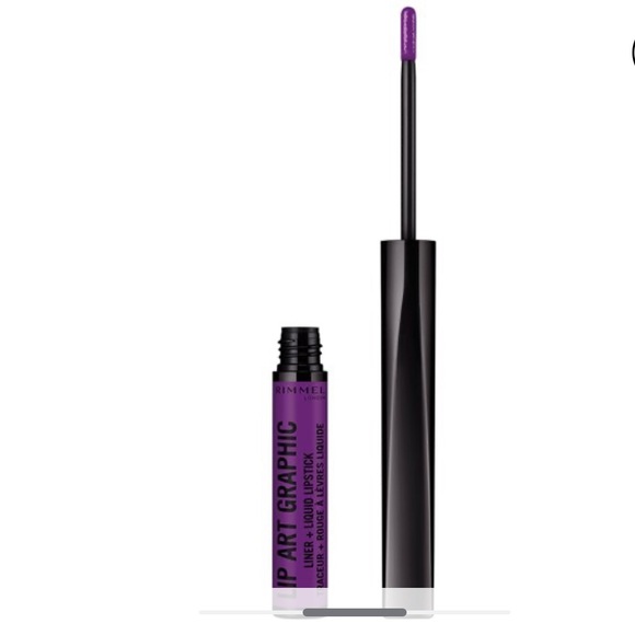 Rimmel Three Lip Art Graphic Liquid Lipstick - Picture 3 of 4